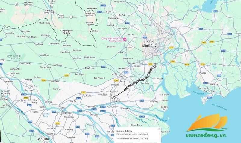 72.29.16 Bản đồ hướng tuyến Quốc lộ 50B